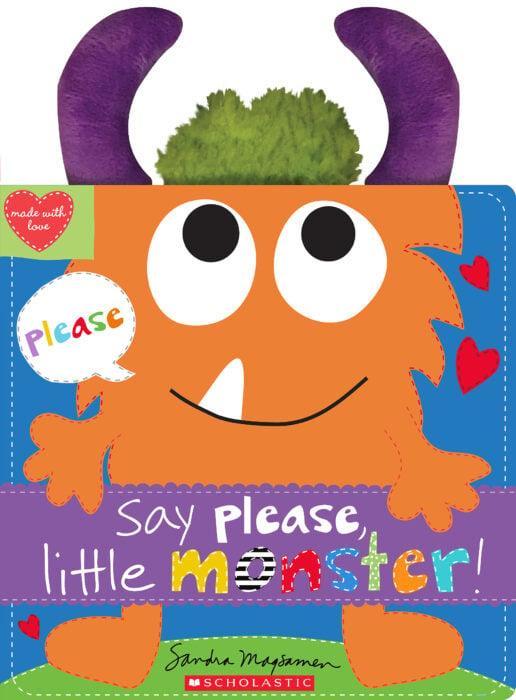 Say Please Little Monster Soft Book Panel