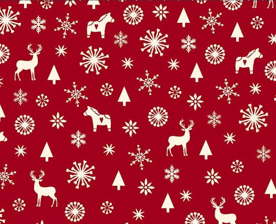 Scandinavian Christmas 151 Red