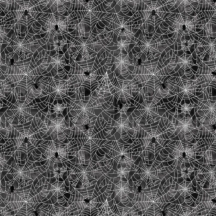 Scaredy Cats CD3599 Spiders on Web Gray