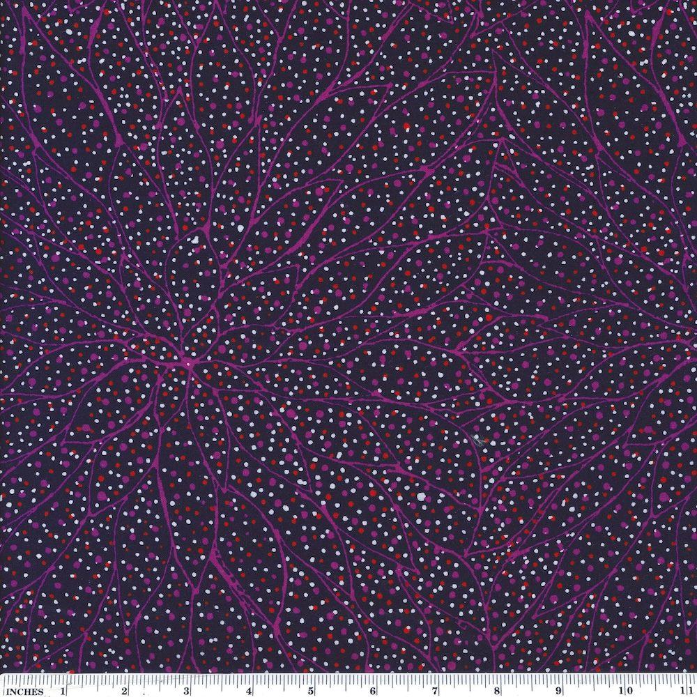 Seeds &amp; Leaves on the Ground - Purple