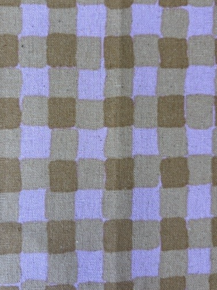 Sevenberry Canvas - Violet w/ Grey Plaid