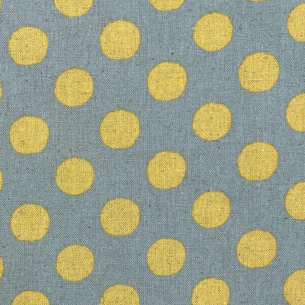 Sevenberry Canvas - Grey W/ Yellow dots