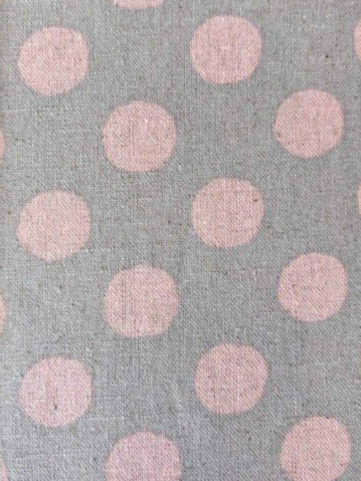 Sevenberry Canvas Grey w/ Pink Dots