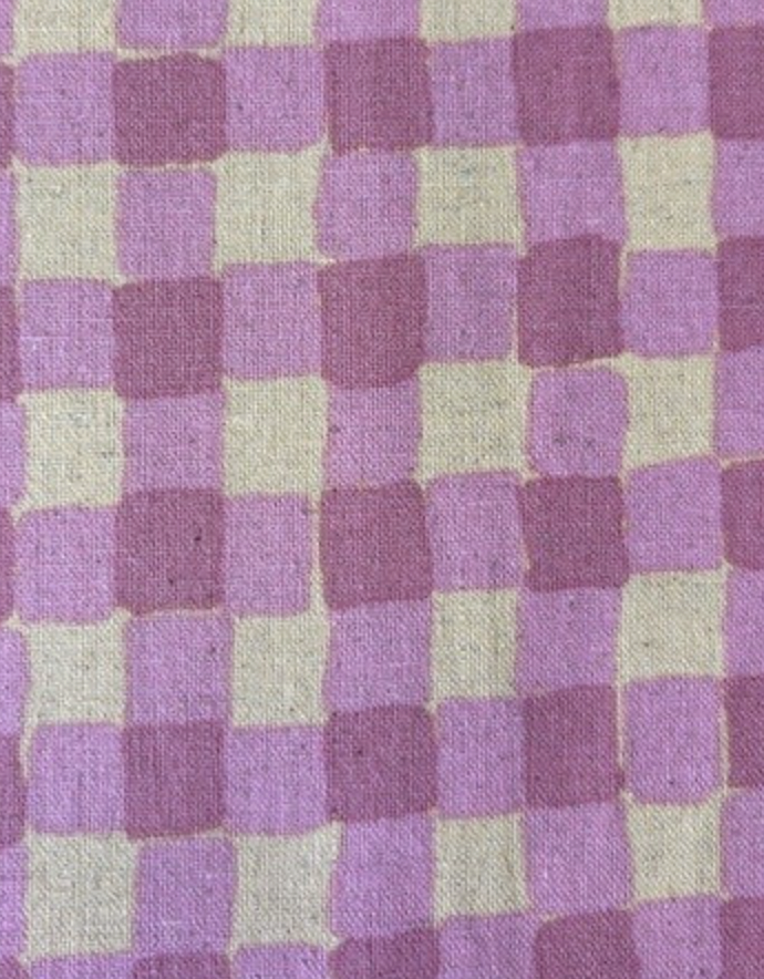 Sevenberry Canvas Tan w/ Purple Plaid