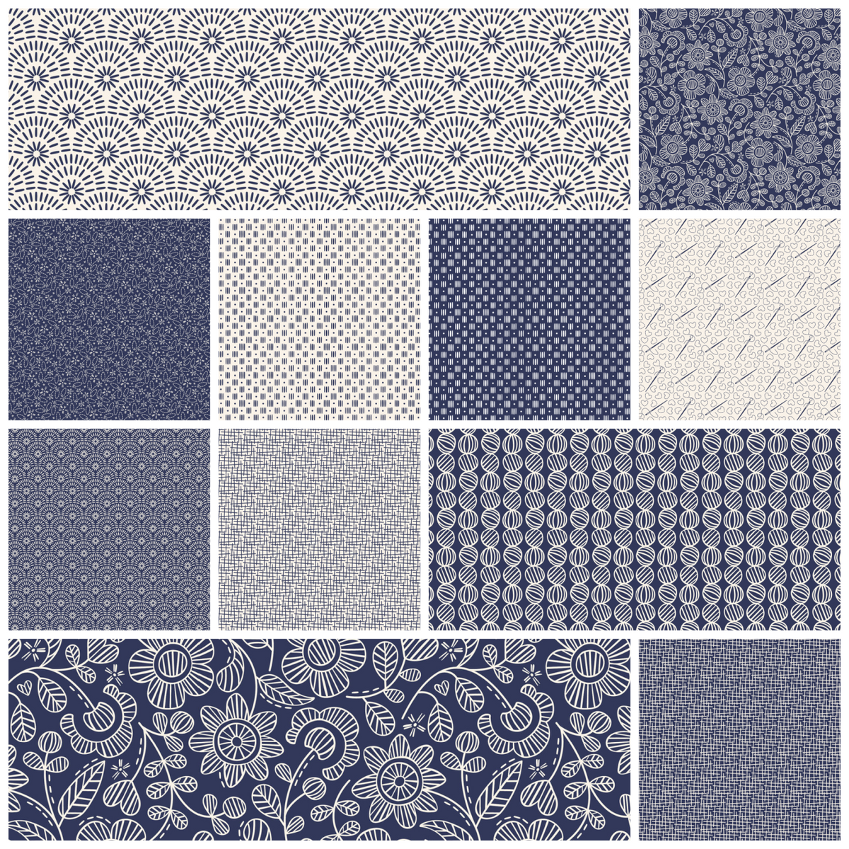 Sewn with Love Fat Quarter Bundle (11 Fat Quarters)
