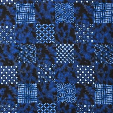 Shibori Style 850257Z-10-1 Indigo Blue