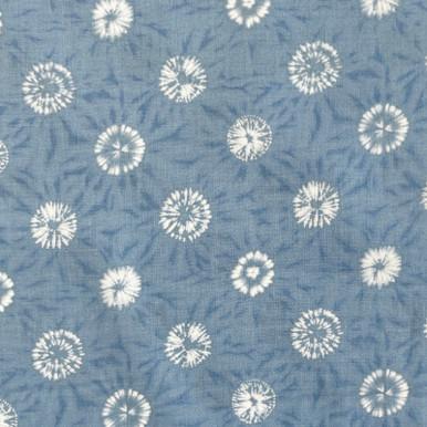 Shibori Style 850257Z-5-2 Blue White
