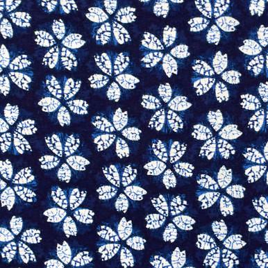 Shibori Style 850257Z-8-1 Indigo White