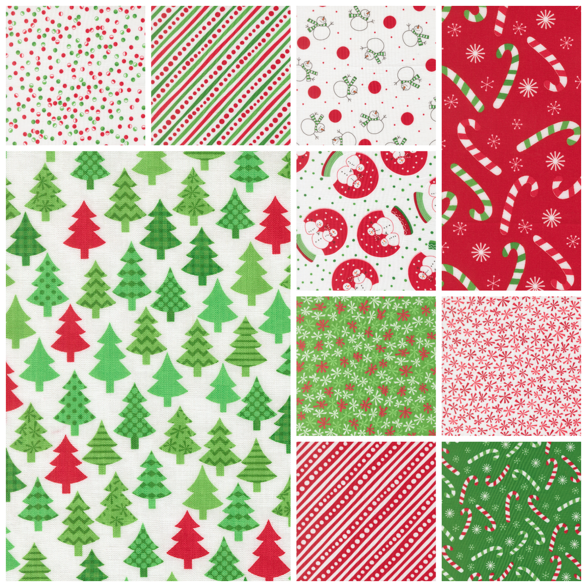 Snow Times Fat Quarter Bundle (10 Fat Quarters)