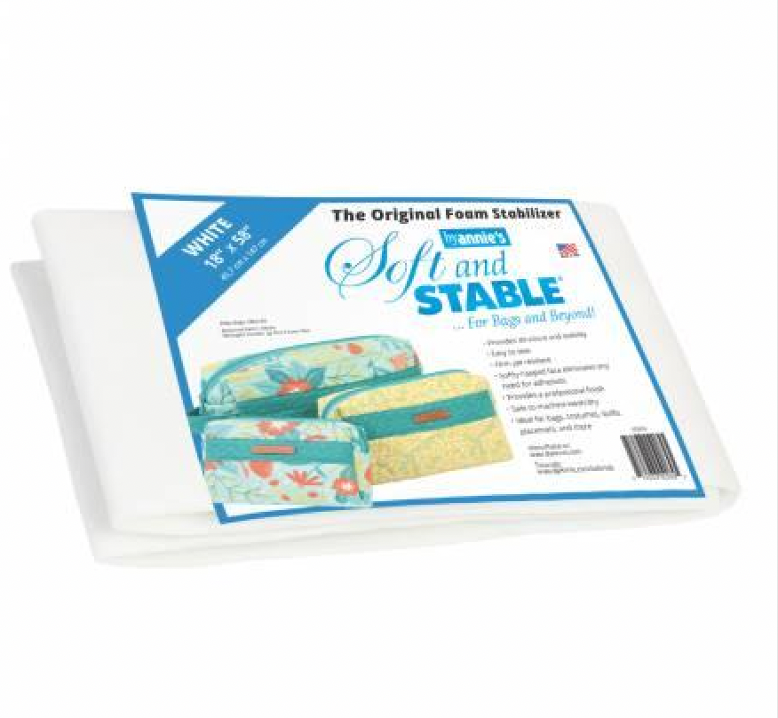 Soft and Stable Foam Interfacing 18" x 58" - Quilted Strait