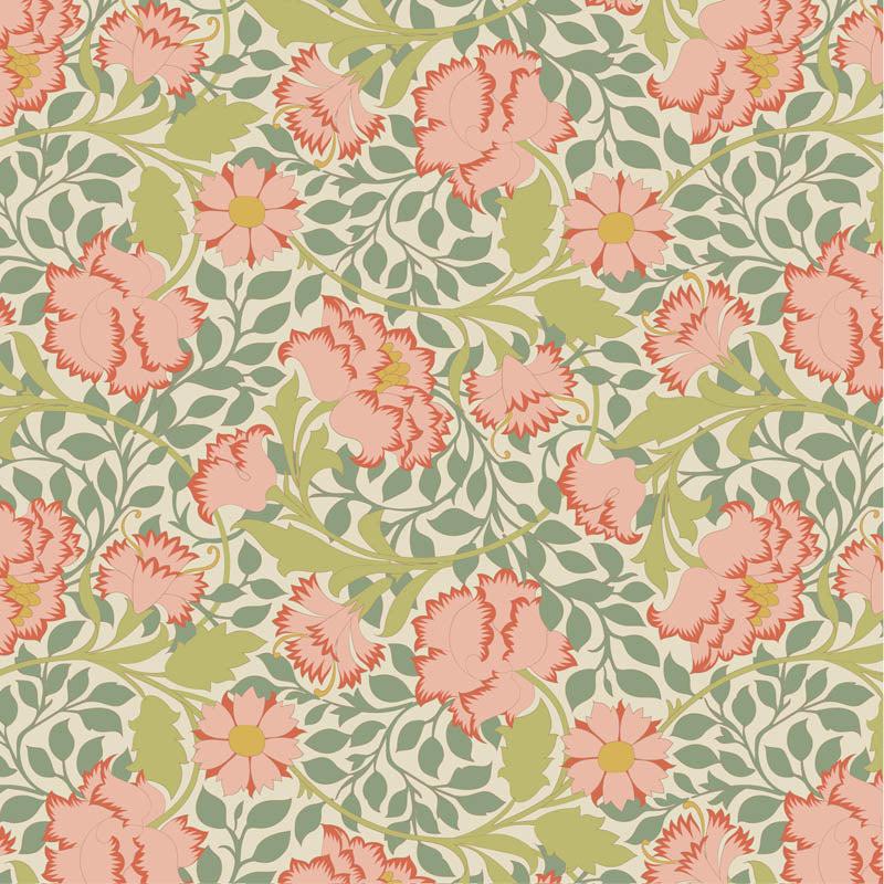 Songbird 100648 Flora Sage - Quilted Strait