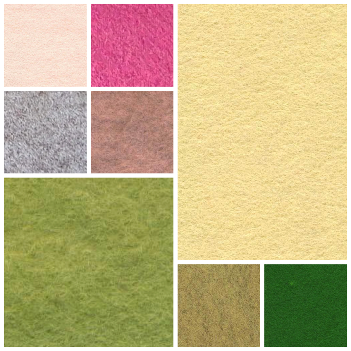 Springtime Wood 8 Piece Wool Felt Bundle - Quilted Strait