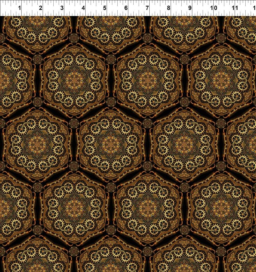 Steampunk Menagerie Large Hexagon