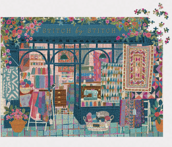 Stitch by Stitch 1000 Piece Puzzle - Quilted Strait