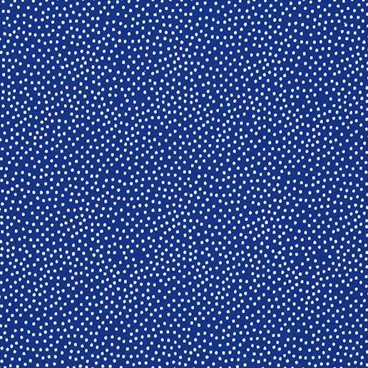 Summer Sunflowers 1065 Cobalt Garden Pin Dot - Quilted Strait