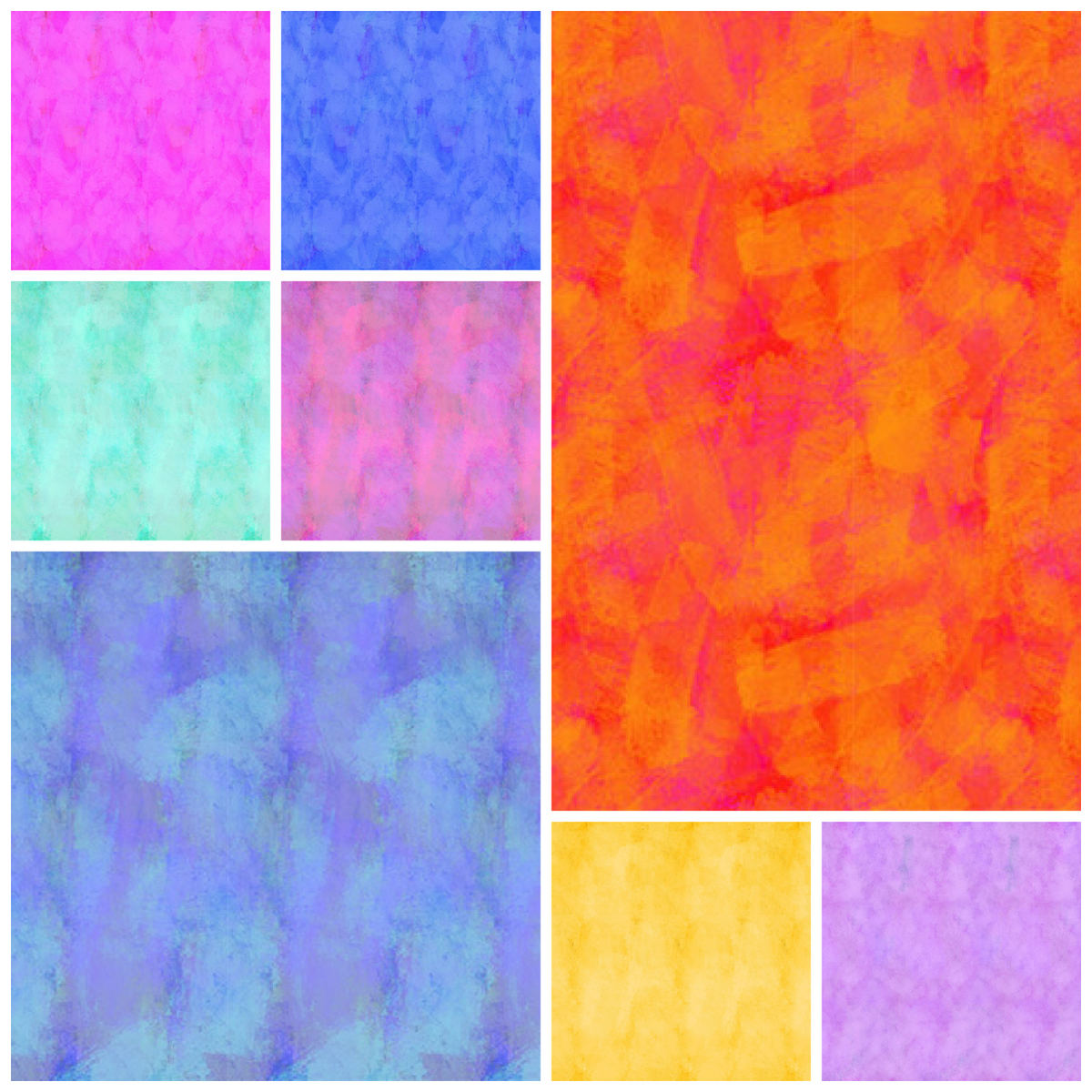 Sunset Strokes Fat Quarter Bundle (8 Fat Quarters)