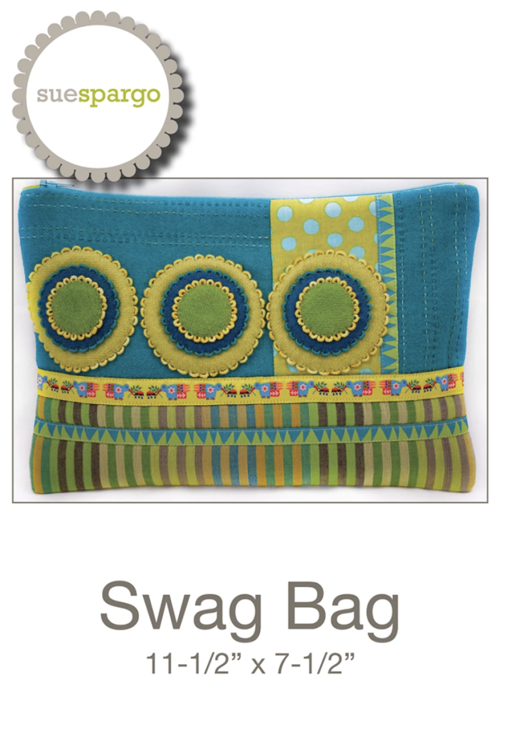 Swag Bag Wool Bag Applique Pattern