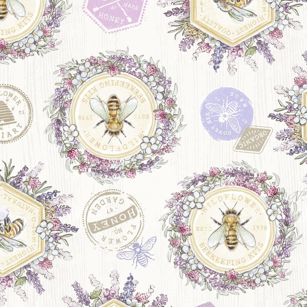 Sweet Honey Bee 003-024 Medallions Multi - Quilted Strait