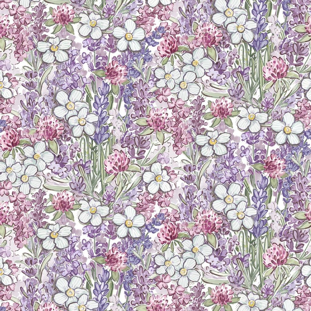 Sweet Honey Bee 004-863 Packed Floral Multi - Quilted Strait