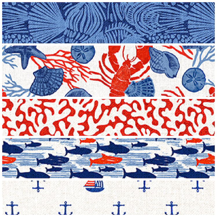 Take Me to the Beach - 5 Yard Bundle - Quilted Strait