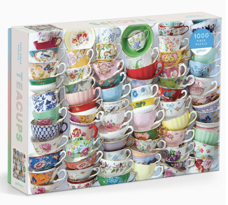 Teacups 1000 Piece 27 X 20 "  Puzzle