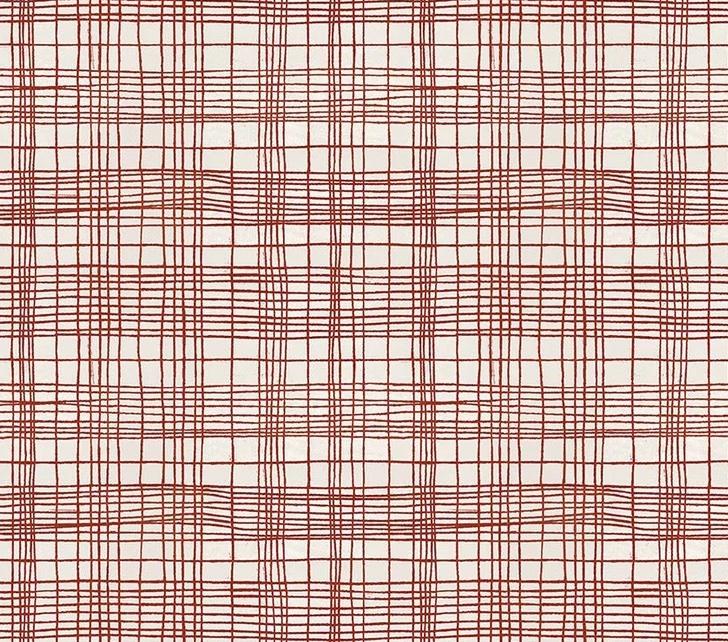 The Plaid One 54932D-24 String Theory Plaid Pomegranate - Quilted Strait