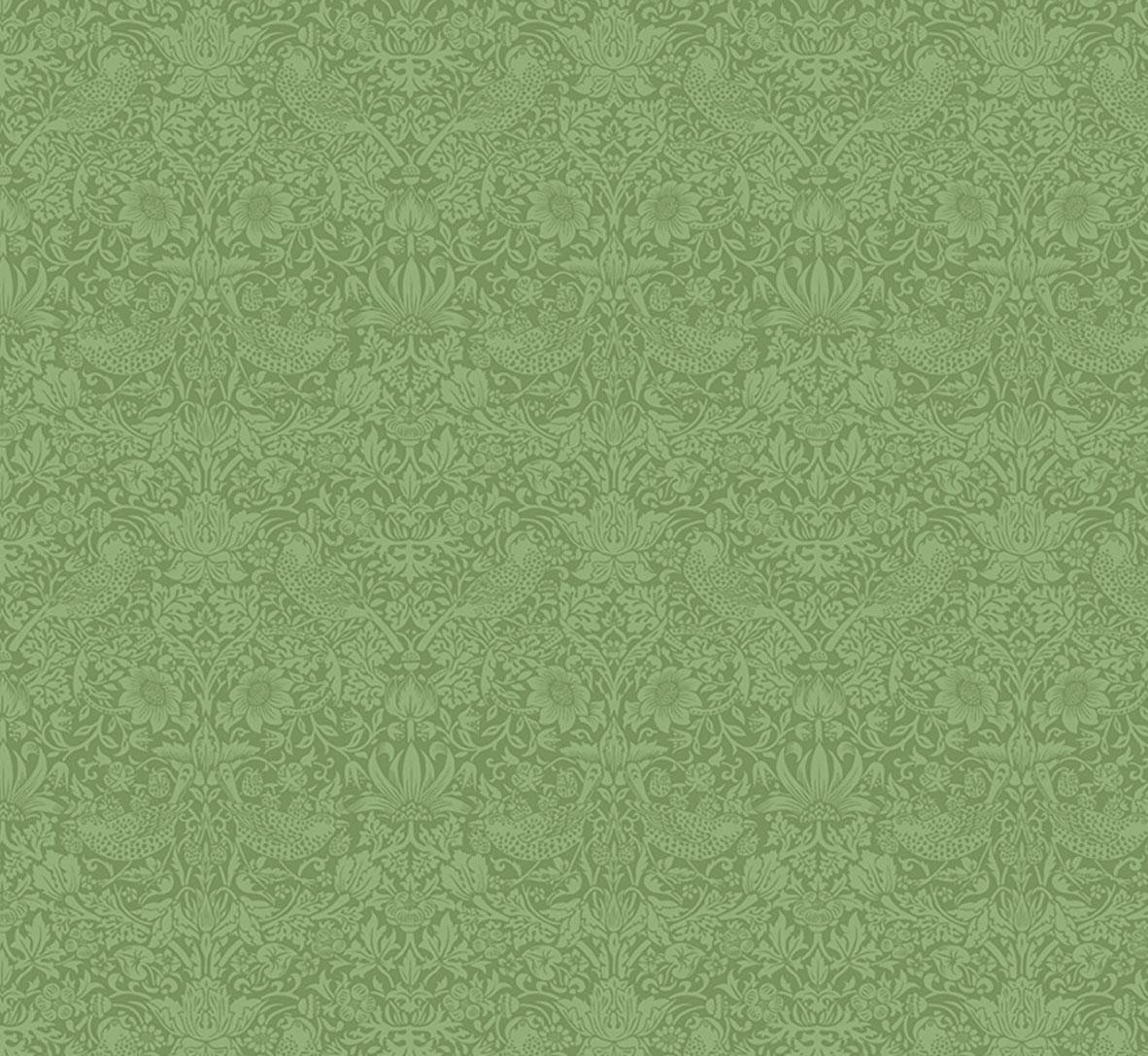 The Trellis Palette 153 Tonal Strawberry Thief Herball - Quilted Strait