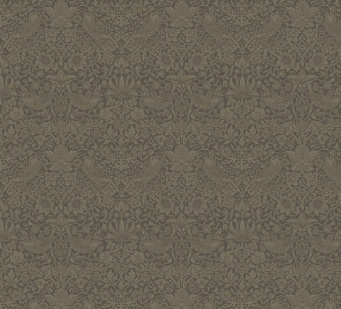 The Trellis Palette 153 Tonal Strawberry Thief Morris Trellis - Quilted Strait