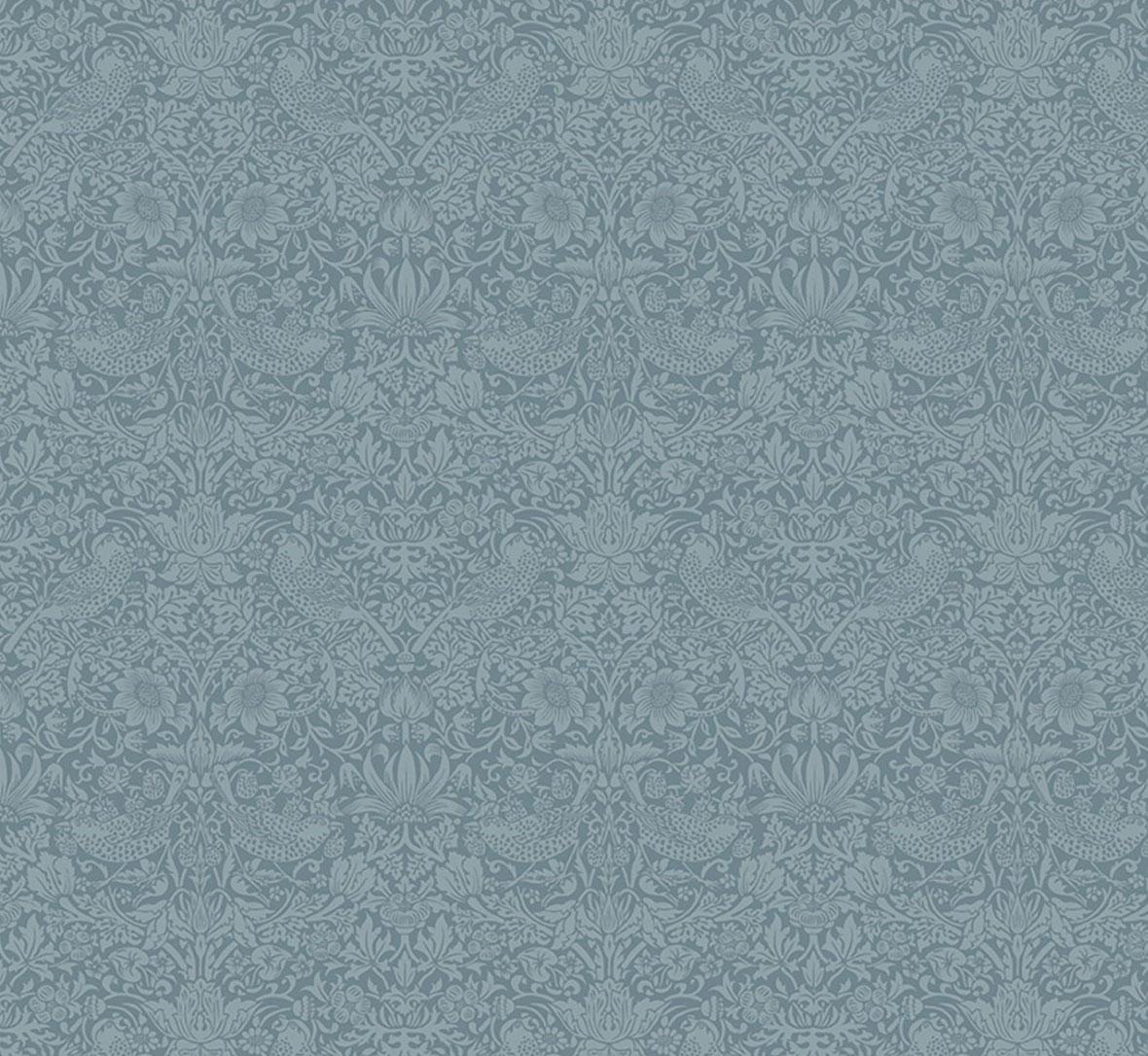 The Trellis Palette 153 Tonal Strawberry Thief River Wandle - Quilted Strait
