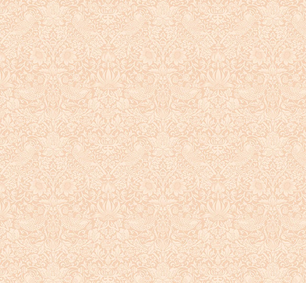 The Trellis Palette 153 Tonal Strawberry Thief Sweet Briar - Quilted Strait