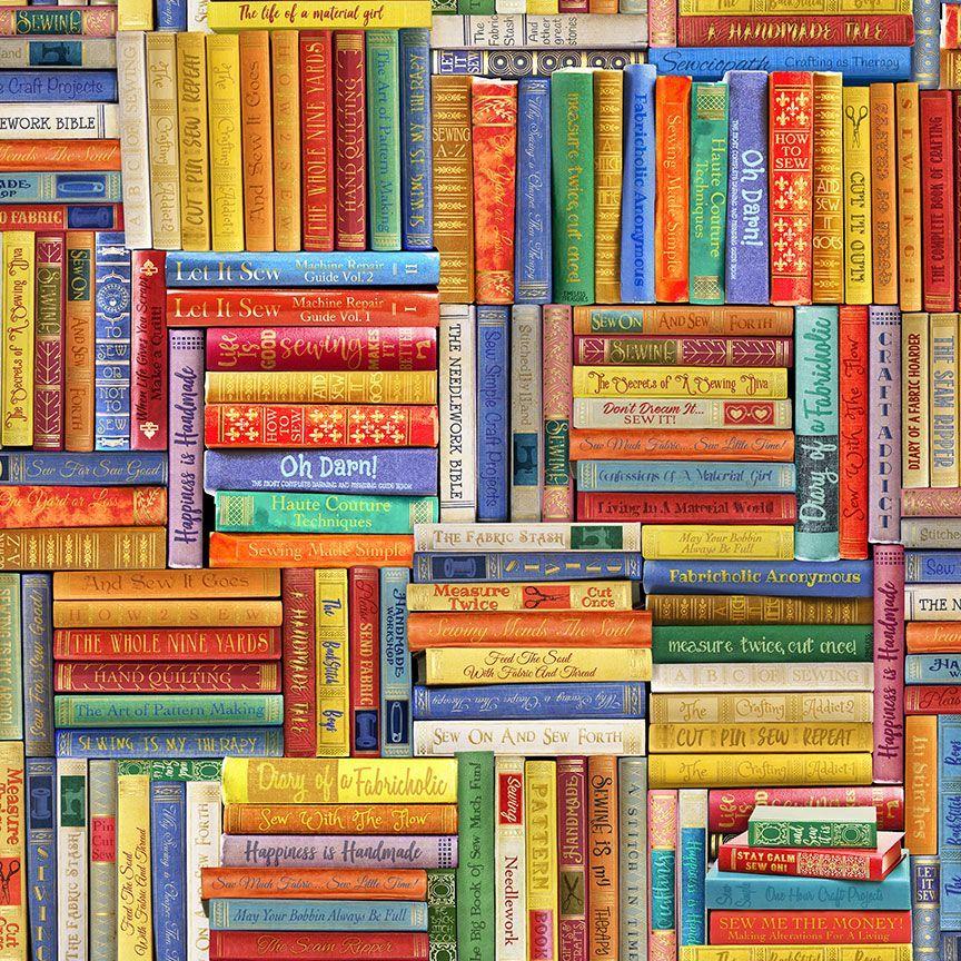 Thread & Thimble CD2597 Sewing Library Books Multi