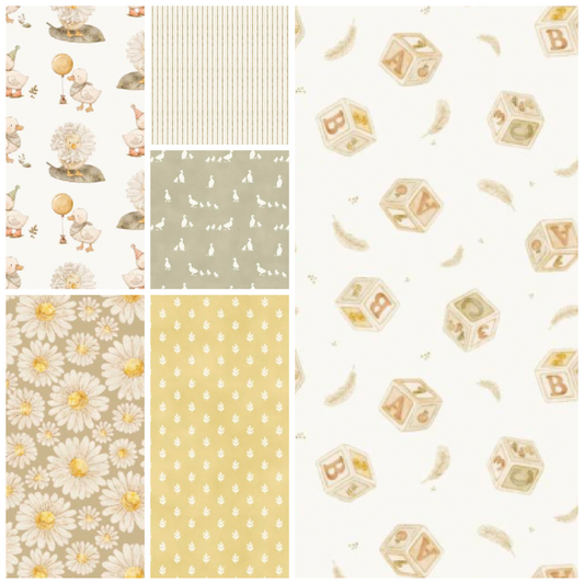 Tiny Waddles Fat Quarter Bundle (6 Fat Quarters)