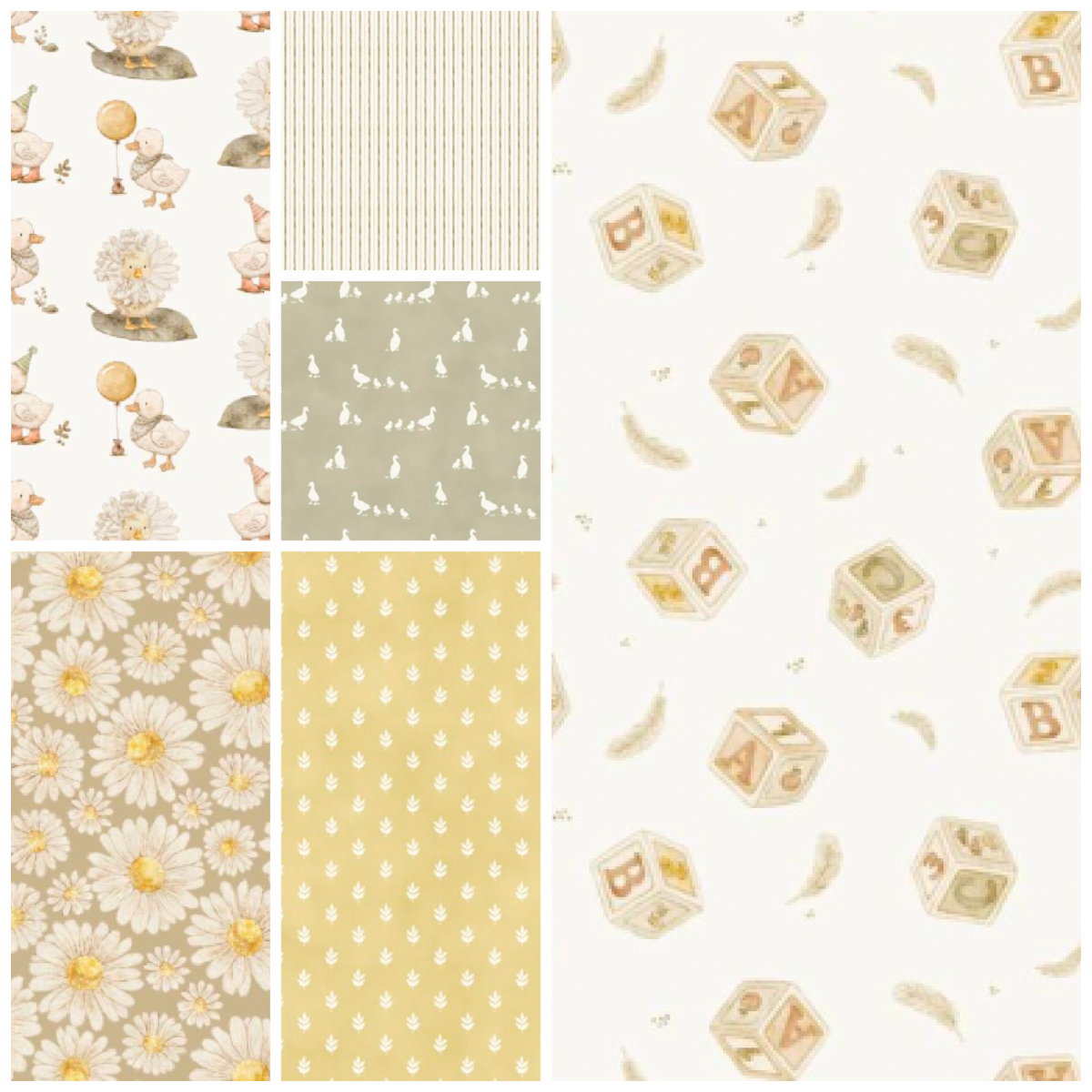 Tiny Waddles Fat Quarter Bundle (6 Fat Quarters)