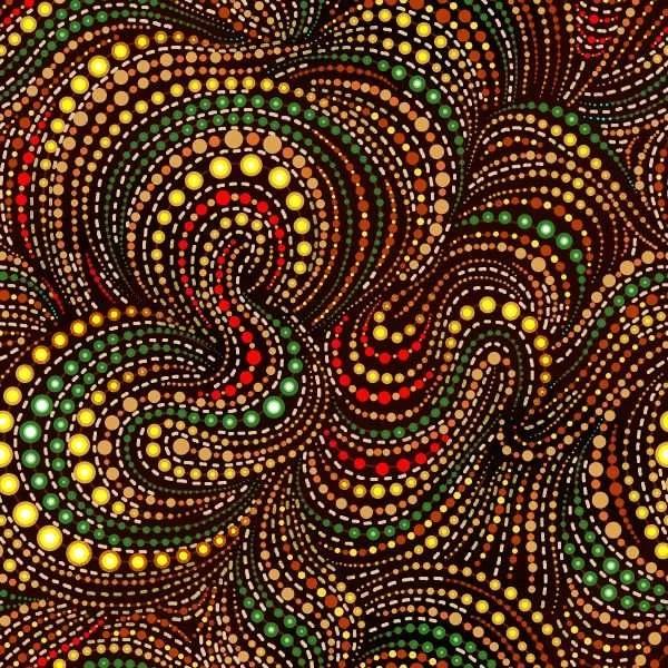 Tjukurpa Land 9221 Swirls Brown