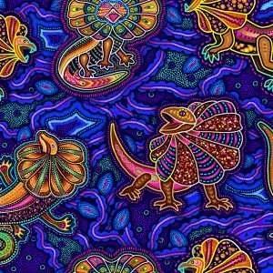 Tjukurpa Land 9232 Lizard Purple