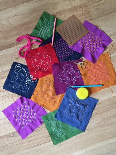 Sashiko Basics: Wednesday May 21, 2 pm to 5 pm