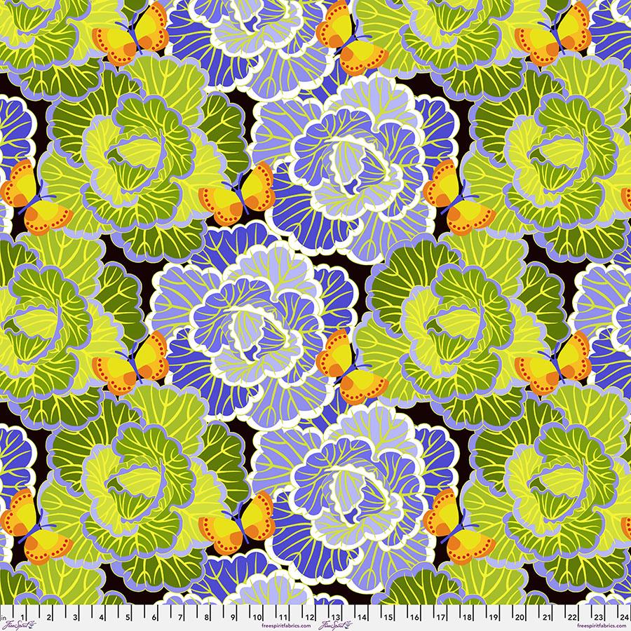 Vegetable Patch 179 Periwinkle Cabbage - Quilted Strait