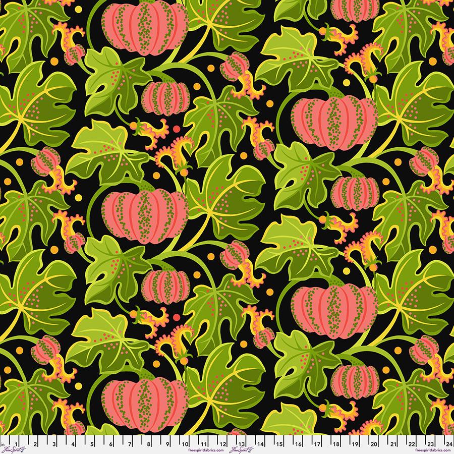 Vegetable Patch 186 Pink Pumpkin - Quilted Strait