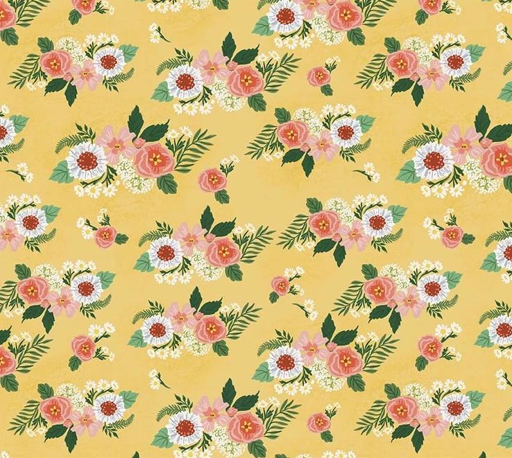Villa Sol 55232-10 Floral Bunches Sunburst