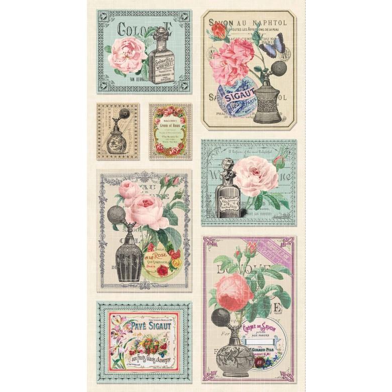 Vintage Perfumery 11892 Multi Panel - Quilted Strait