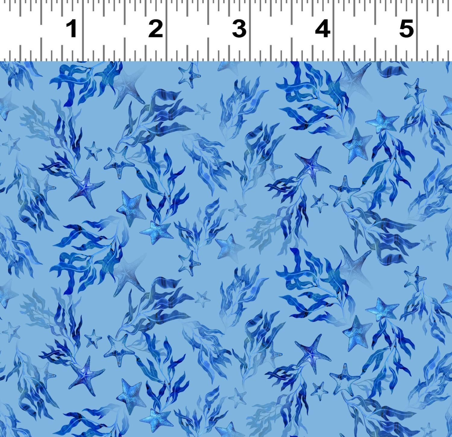 WWSH 4880-29 Tossed Seaweed Light Blue