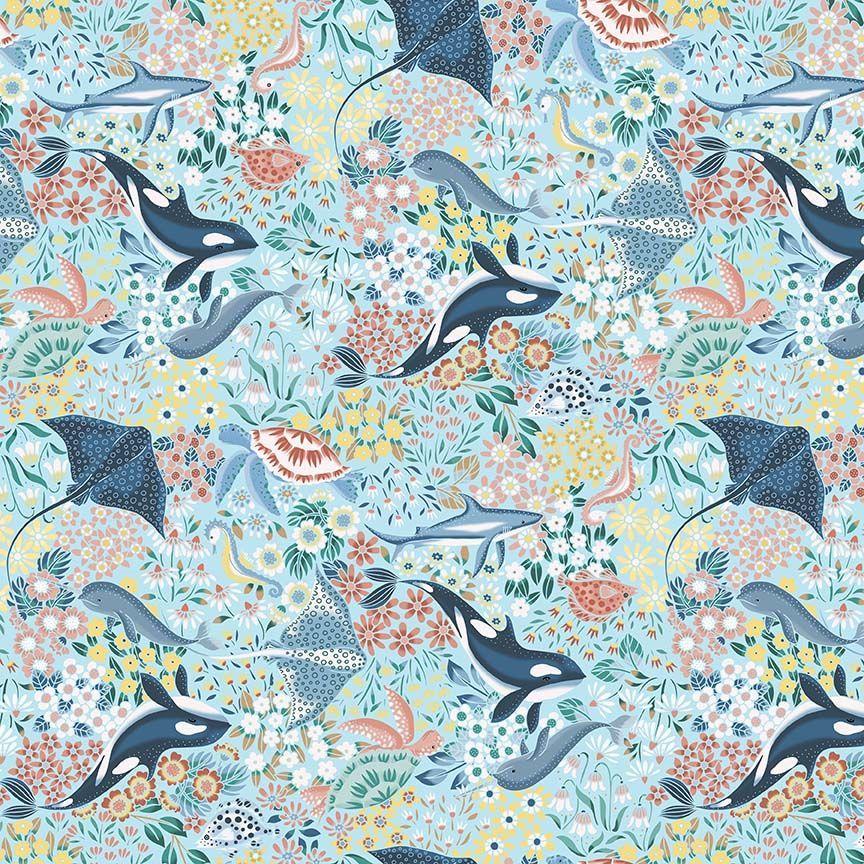 Wanderlust 3426 Pool Vitamin Sea - Quilted Strait