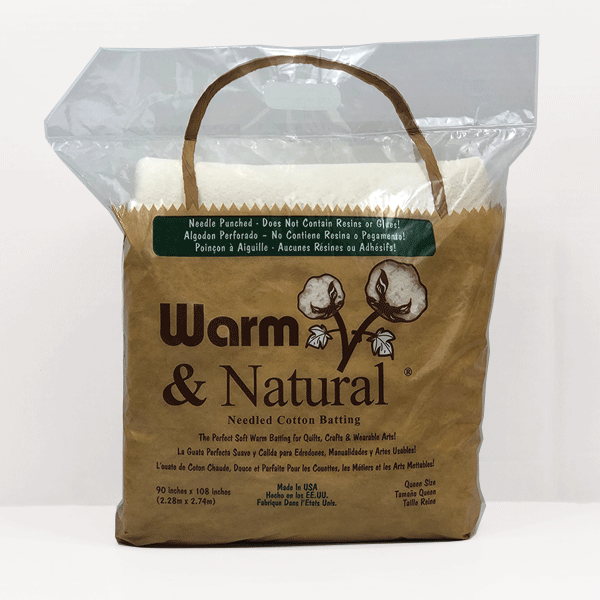 Warm & Natural Queen Batting - Quilted Strait