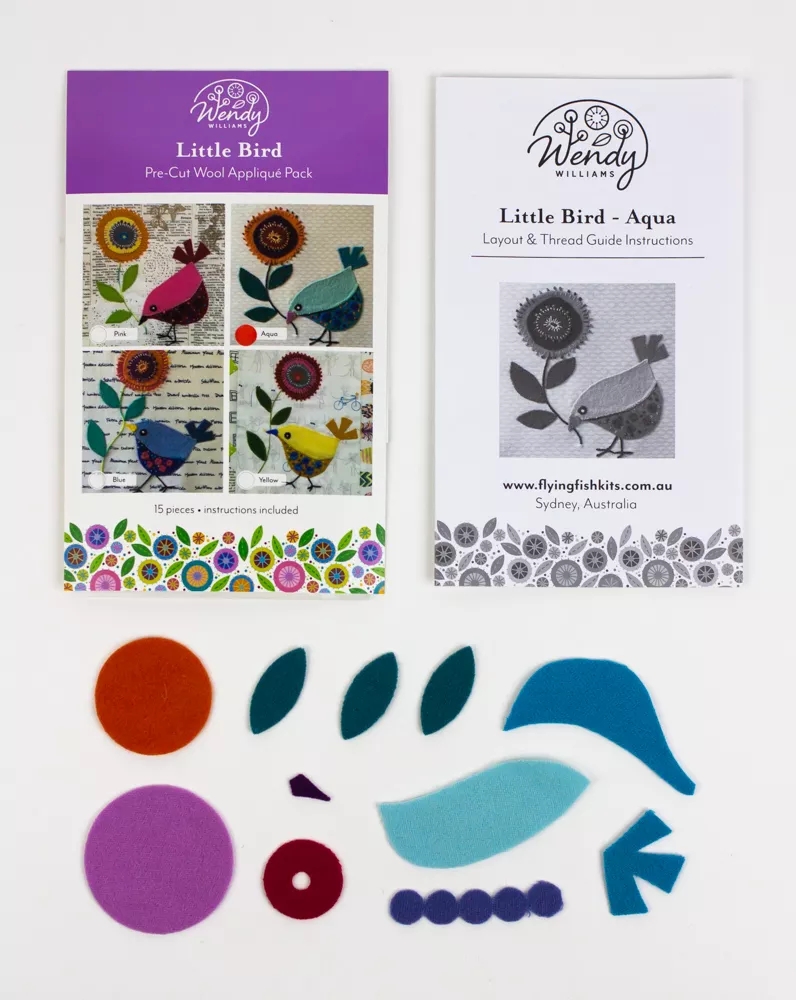 Wendy Williams Wool Kit Little Bird Aqua