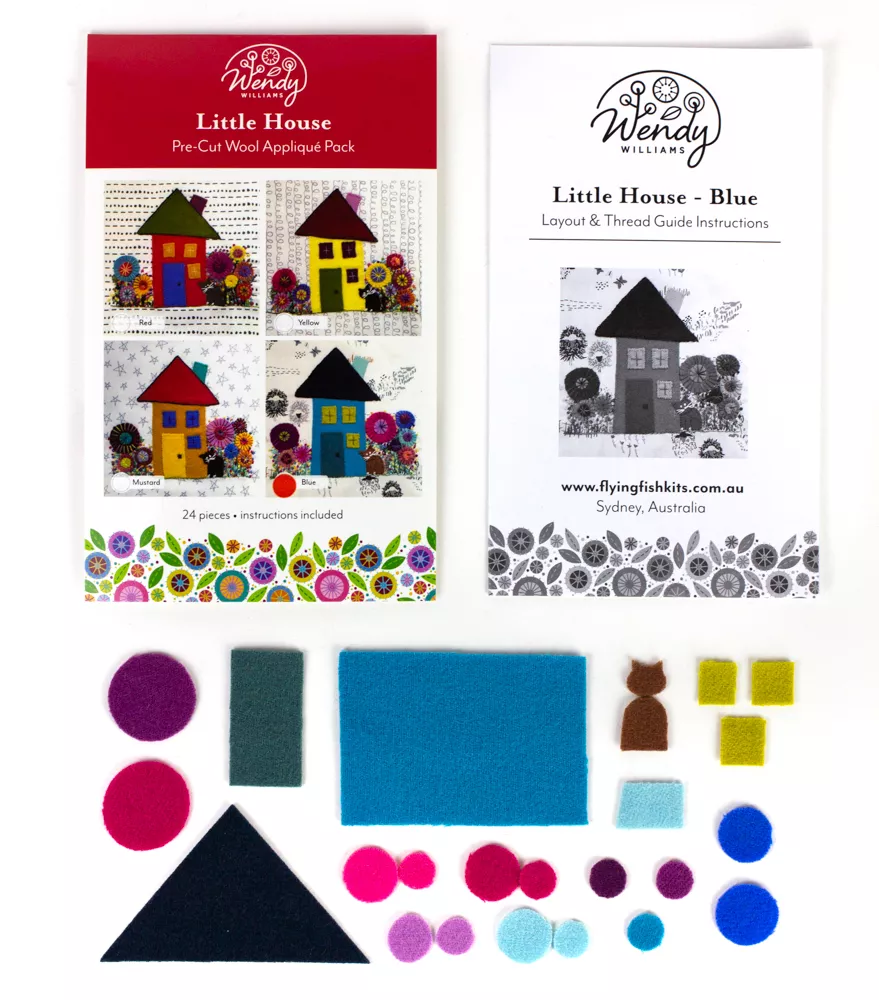 Wendy Williams Wool Kit Little House Blue