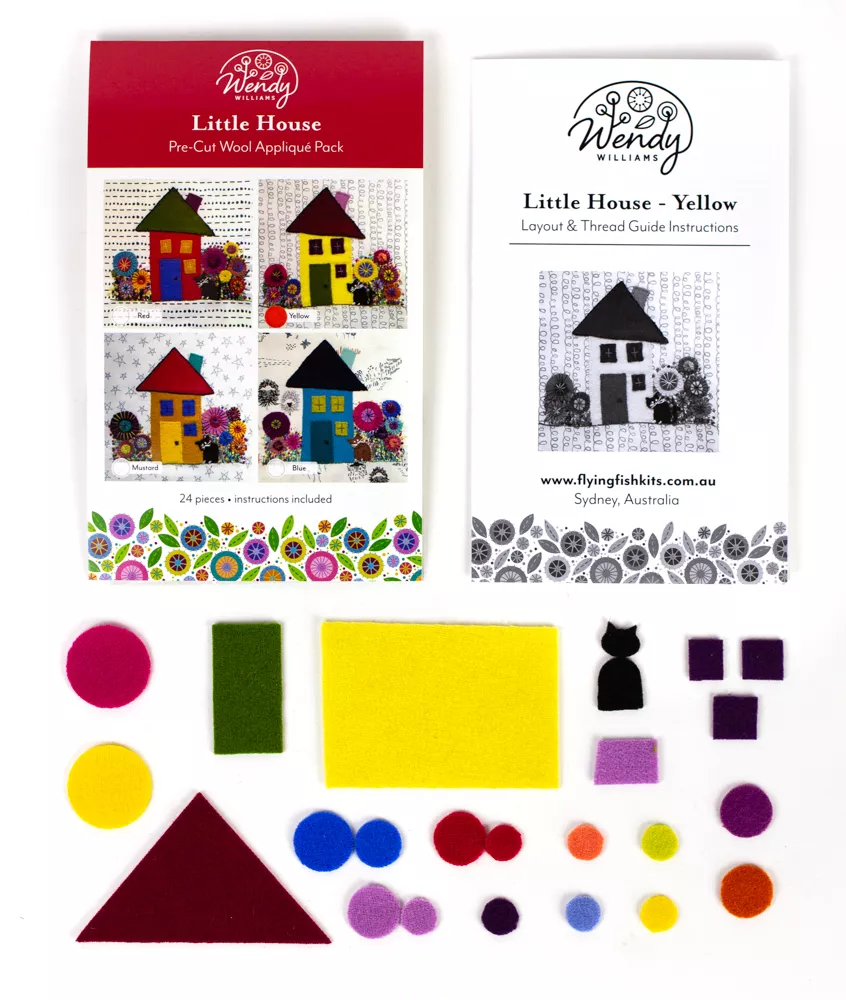 Wendy Williams Wool Kit Little House Yellow