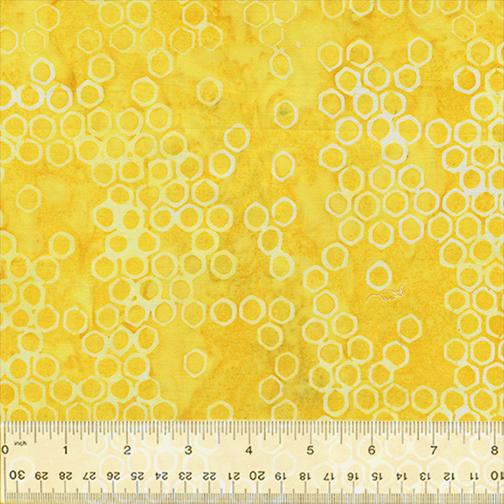 Whats the Buzz 9195Q-7 Honeycomb Yellow - Quilted Strait