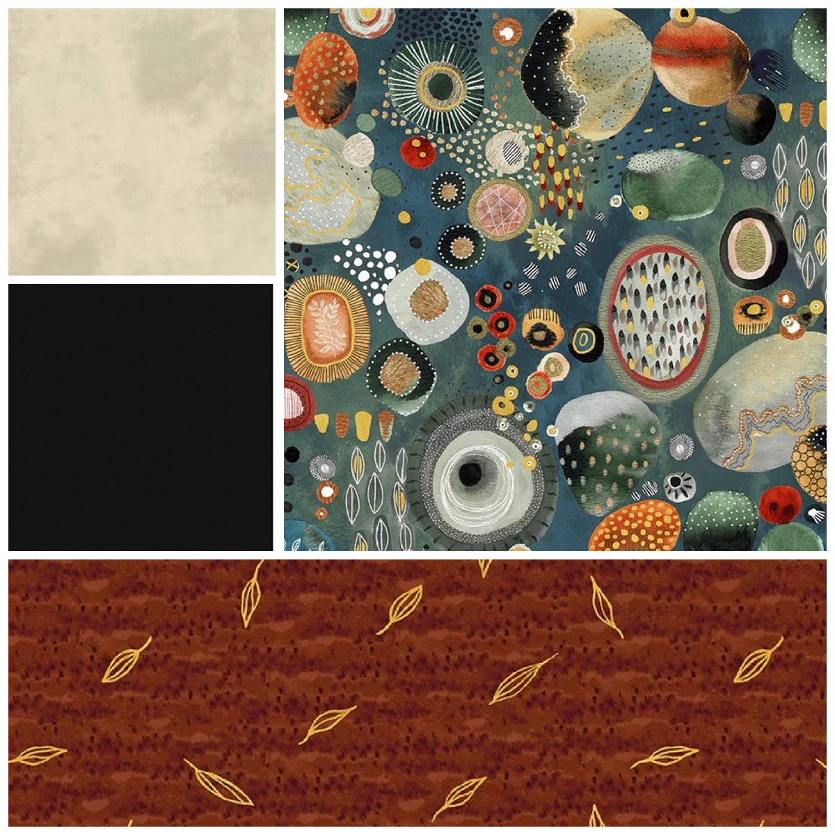 Wild Alaska Salmon Fabric Kit - Quilted Strait