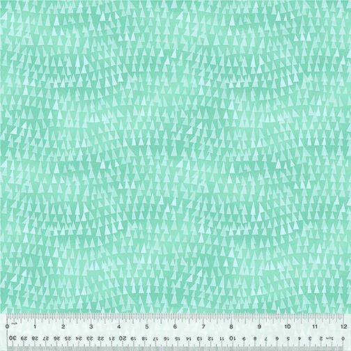 Wild North 53938D-10 Triangle Tops Aqua - Quilted Strait