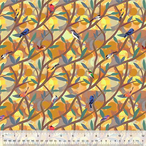 Wild North 53935D-4 North American Birds Sunrise - Quilted Strait